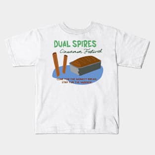 Psych Dual Spires Cinnamon Festival Kids T-Shirt